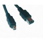 Gembird FWP-64-10 Firewire IEEE 1394 cable 6P/4P 10ft