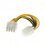 4 Pin Male to 8 Pin CPU Power Supply Adapter