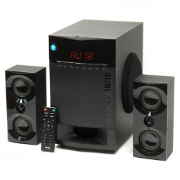 Sisteme acustice Dialog Progressive 2.1 AP-230 BLACK, Bluetooth, 35W+2*15W RMS