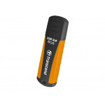 Transcend JetFlash 810, 8 Gb, Black-Orange, Rubber Case