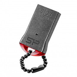Silicon Power Jewel J01, 64 Gb, Red, Metal Case, Ultra-Compact